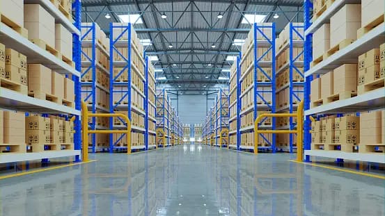 Heavy duty pallet racking